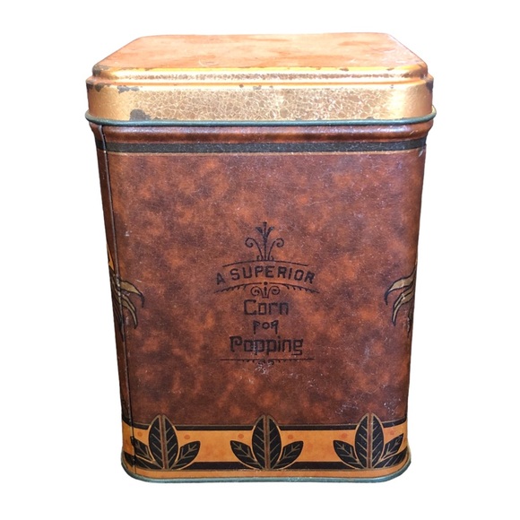 Vintage Indian Princess Popping Corn Metal Tin - Picture 3 of 7